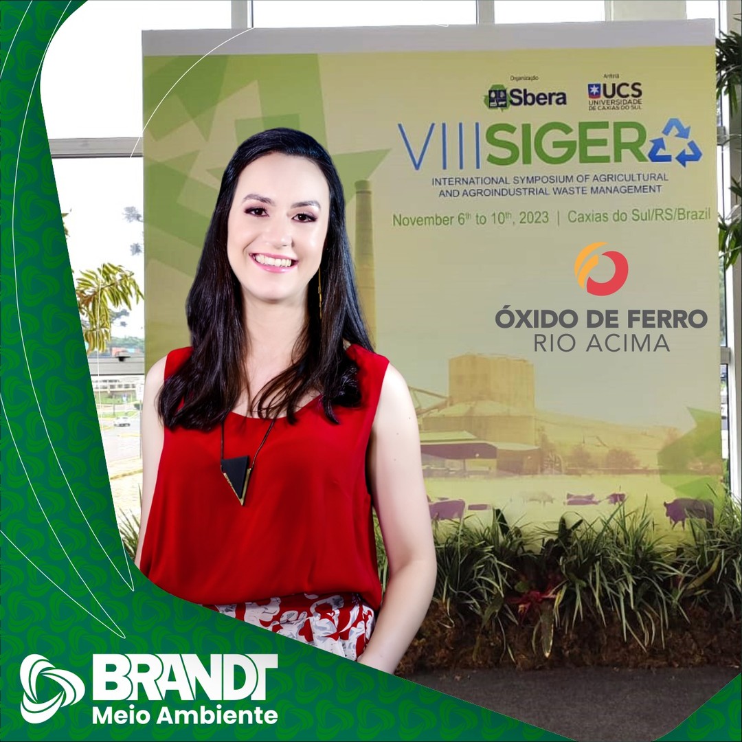 O VIII Sigera - Simpósio Internacional sobre Gerenciamento de Resíduos Agropecuários e Agroindustriais, que aconteceu em Caixas do Sul entre os dias 06 e 10/11/23, teve a participação da Óxido de Ferro Rio Acima e da Brandt Meio Ambiente. O trabalho intitulado “Application of natural iron oxides/hydroxides for hydrogen sulfide removal in swine manure biodigesters"…